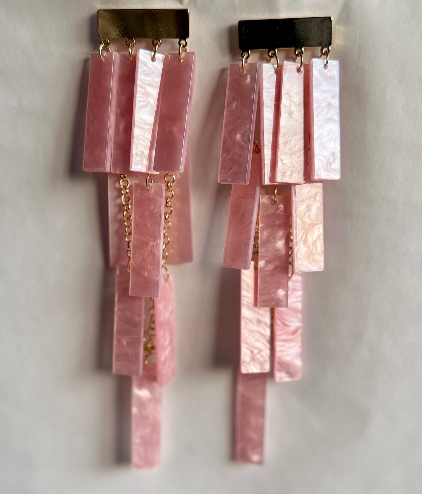 Blush Cascade Earrings