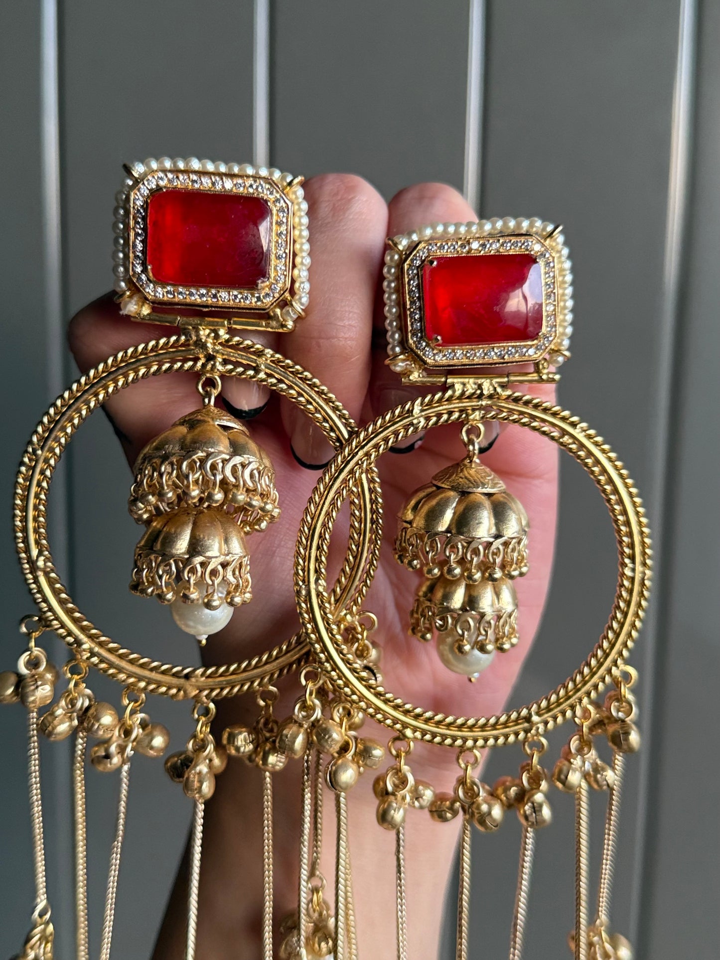 Maharani Chandbali Jhumkas