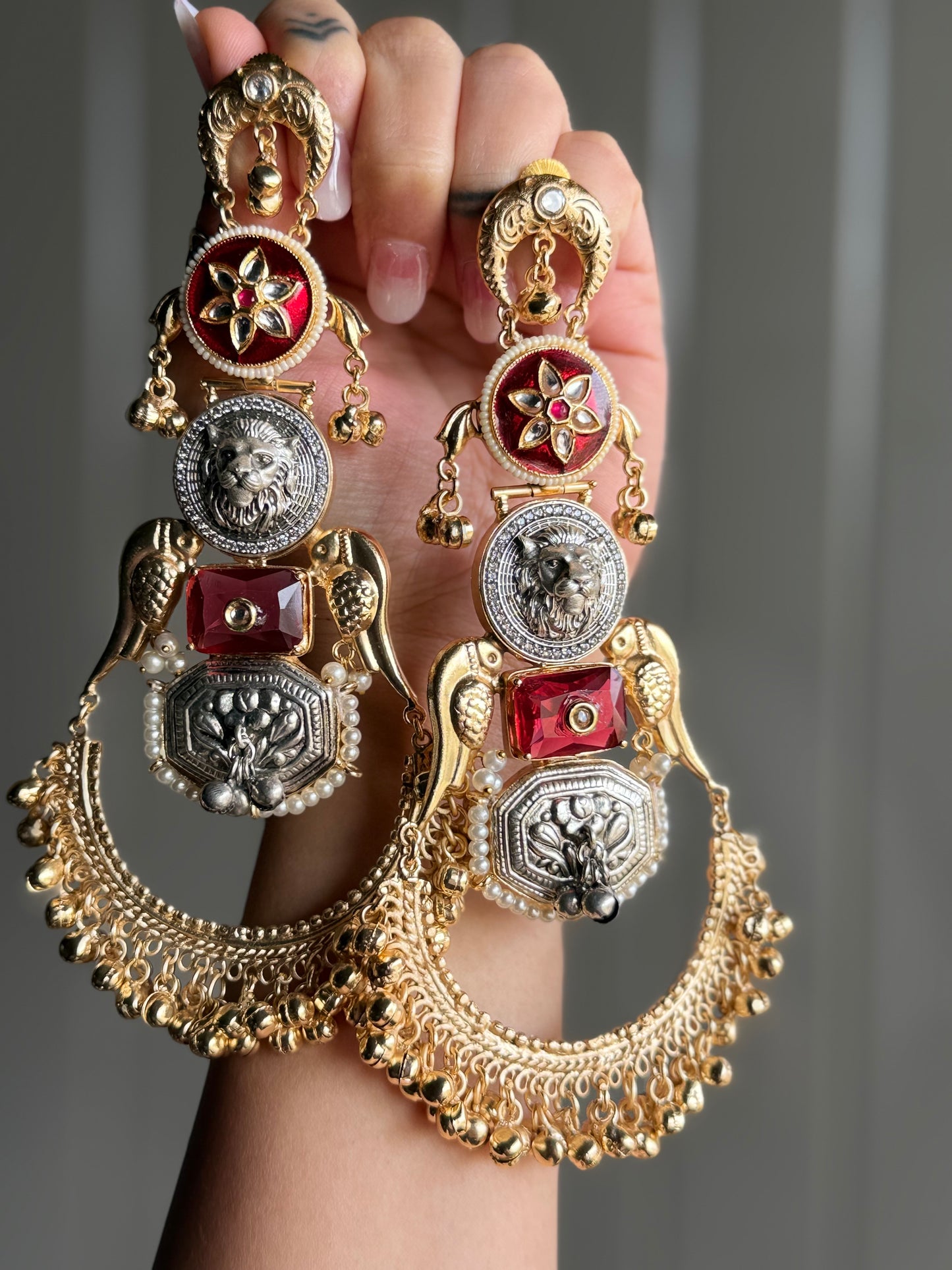 Simhasana Shringar Earrings