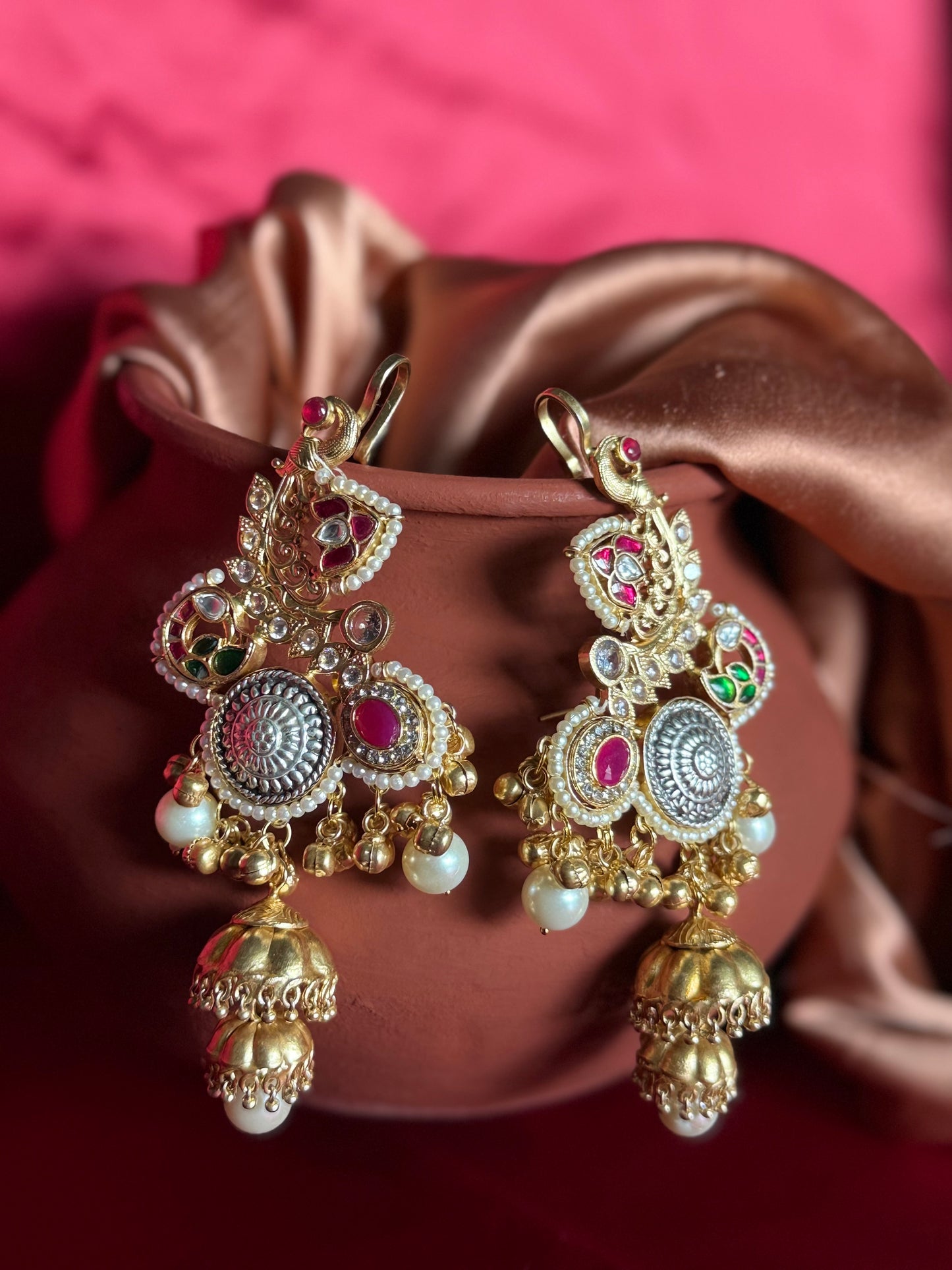 Mayura Kalash Ear Cuffs