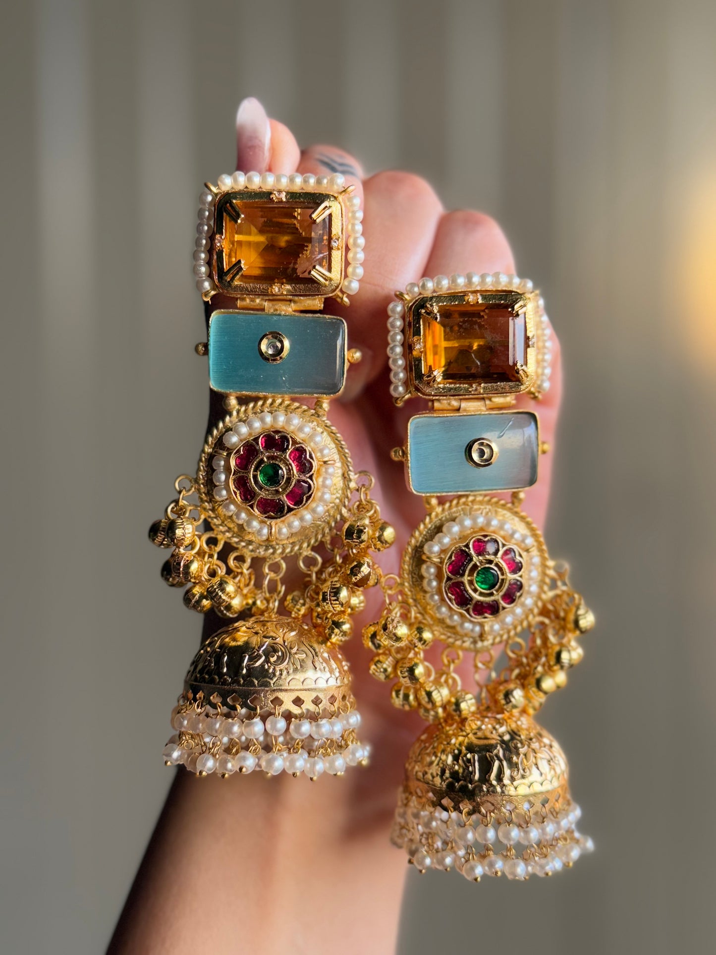Swarna Pushp Jhumkas
