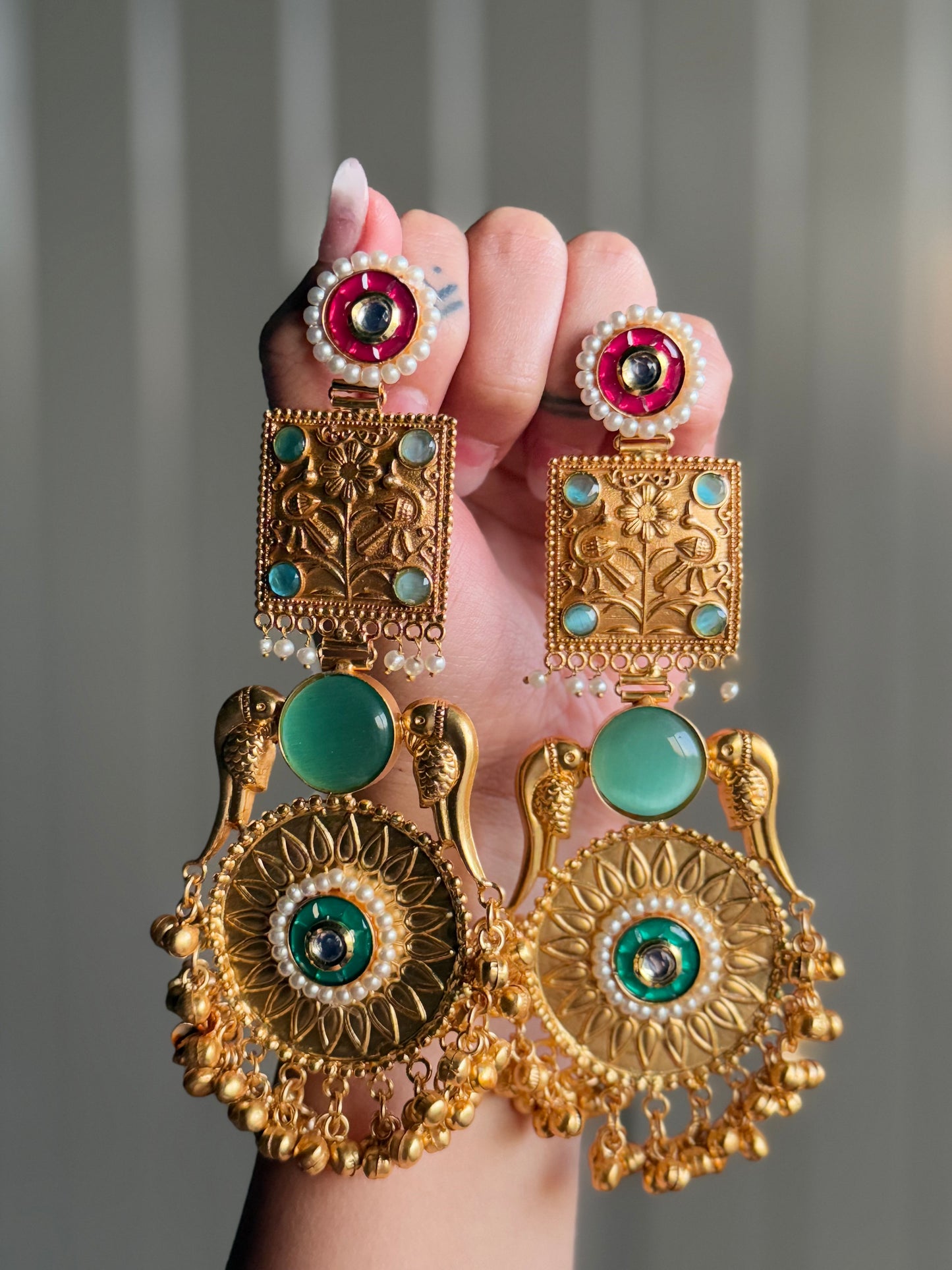 Rajmohini Heritage Earrings