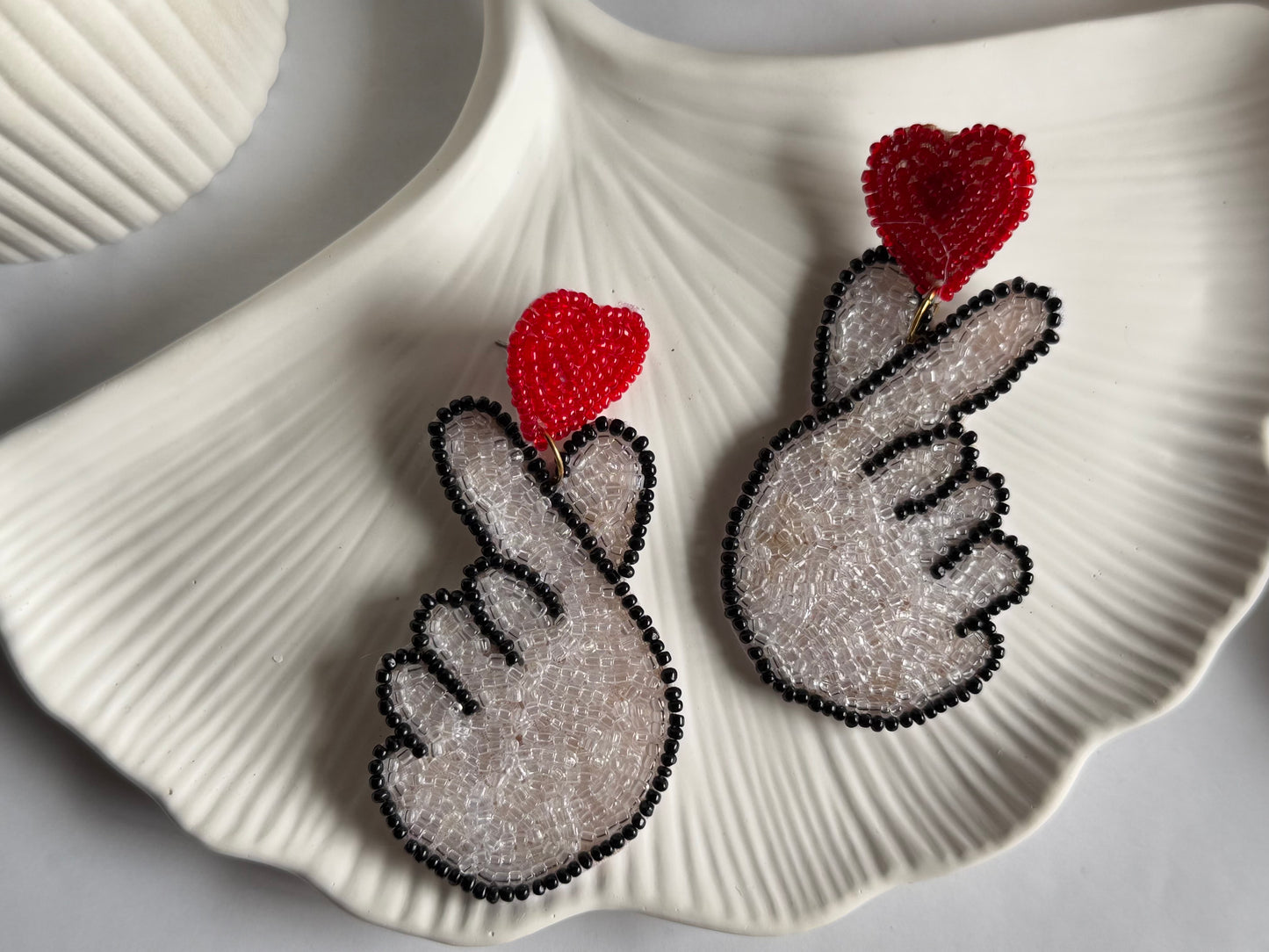 Korean Heart Earrings