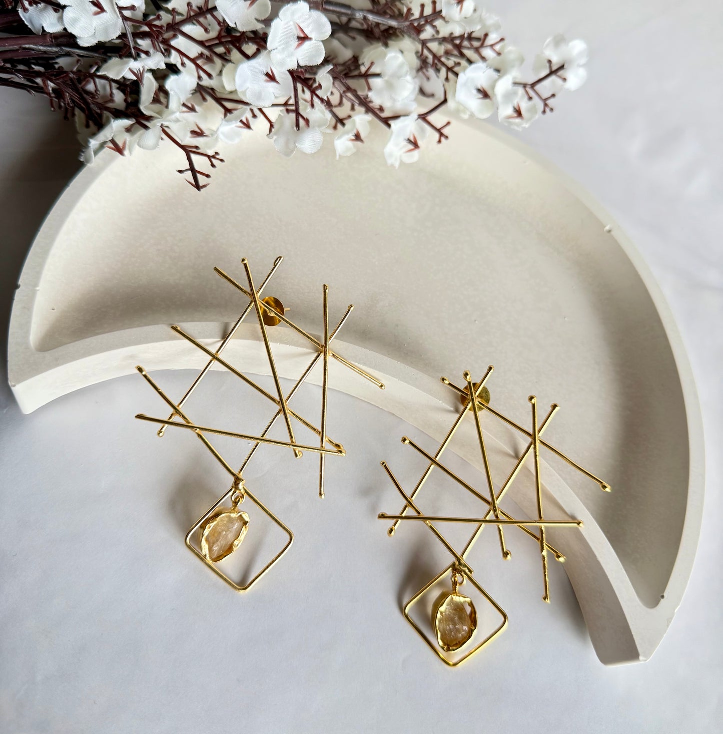 Starlight Grid Earrings