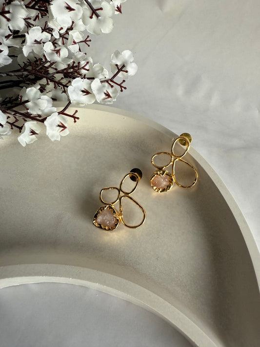 Rose Quartz Earrings