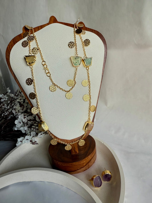 Golden Harmony Charm Chain Set