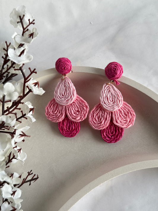 Blush Bloom Handmade Earrings