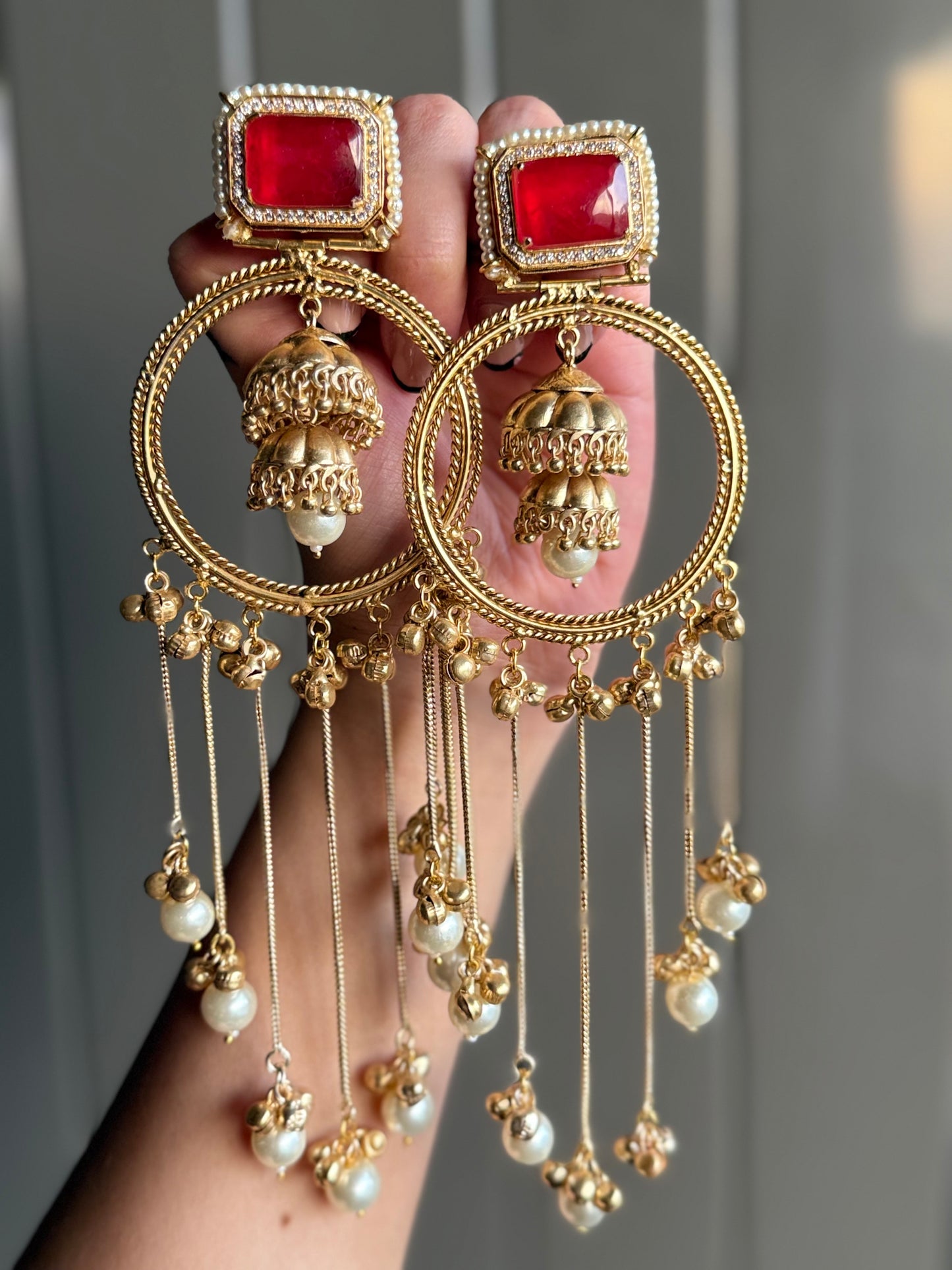 Maharani Chandbali Jhumkas