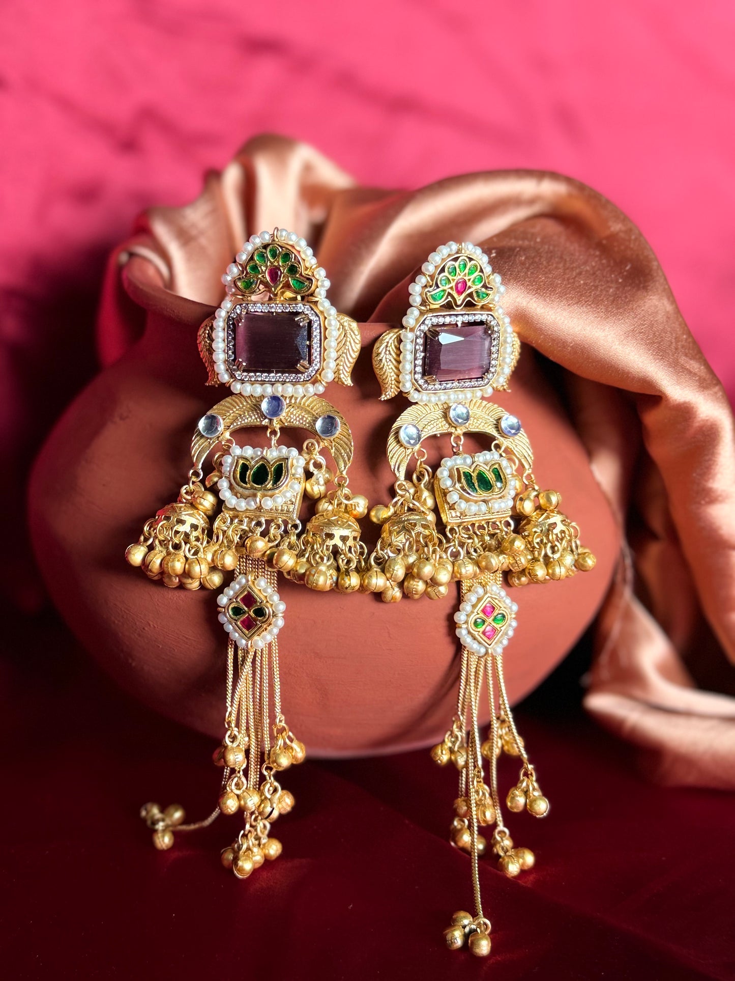 Lotus Majesty Earrings