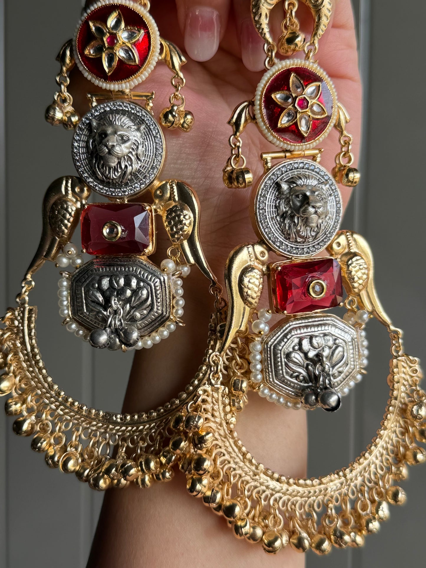 Simhasana Shringar Earrings
