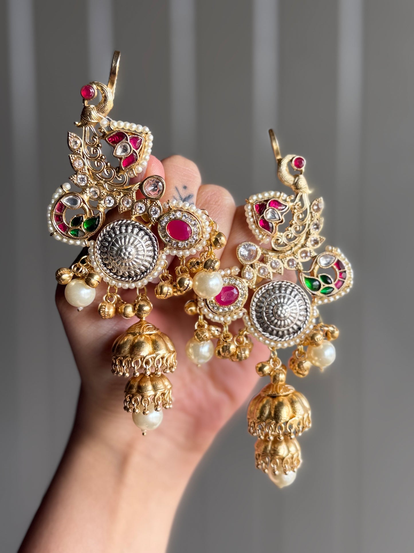 Mayura Kalash Ear Cuffs