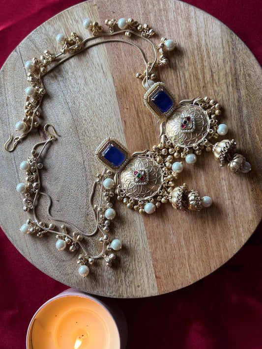 Shobhini Earrings With Hair Tassel