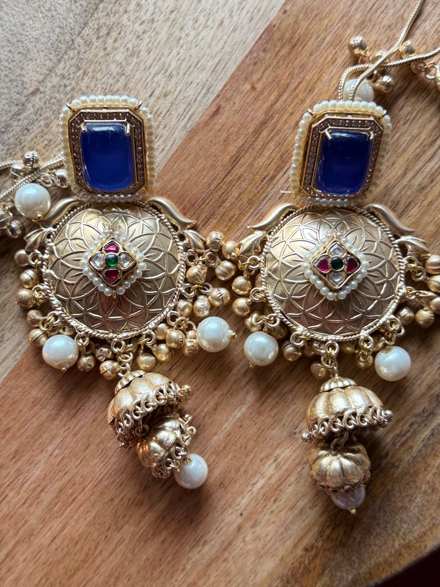 Shobhini Earrings With Hair Tassel