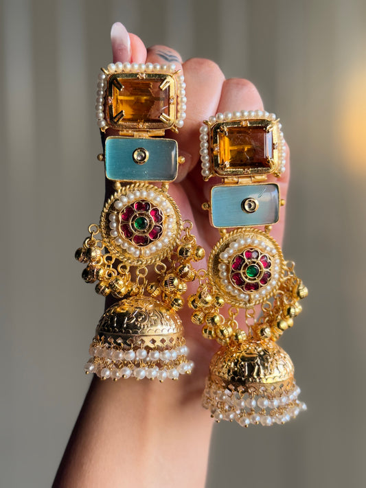 Swarna Pushp Jhumkas