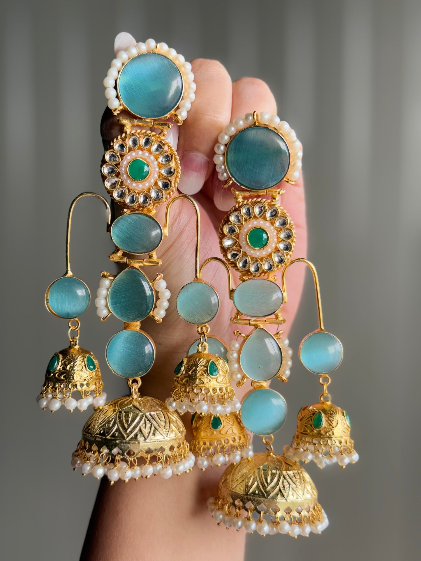 Aqua Noor Earrings