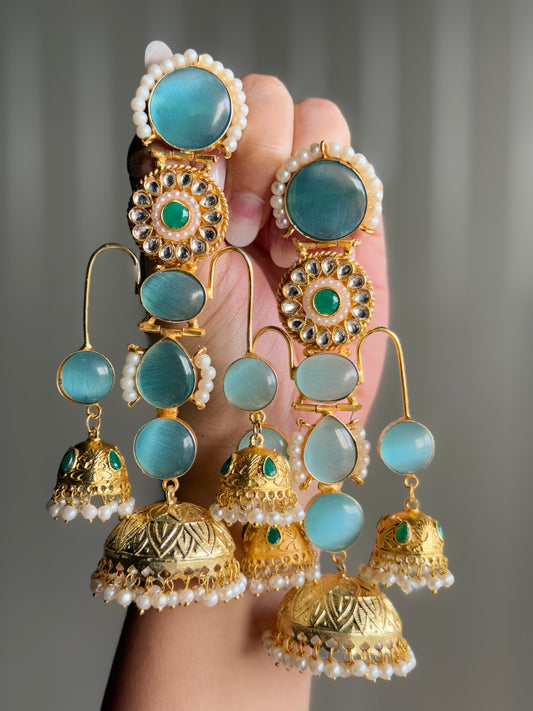 Aqua Noor Earrings