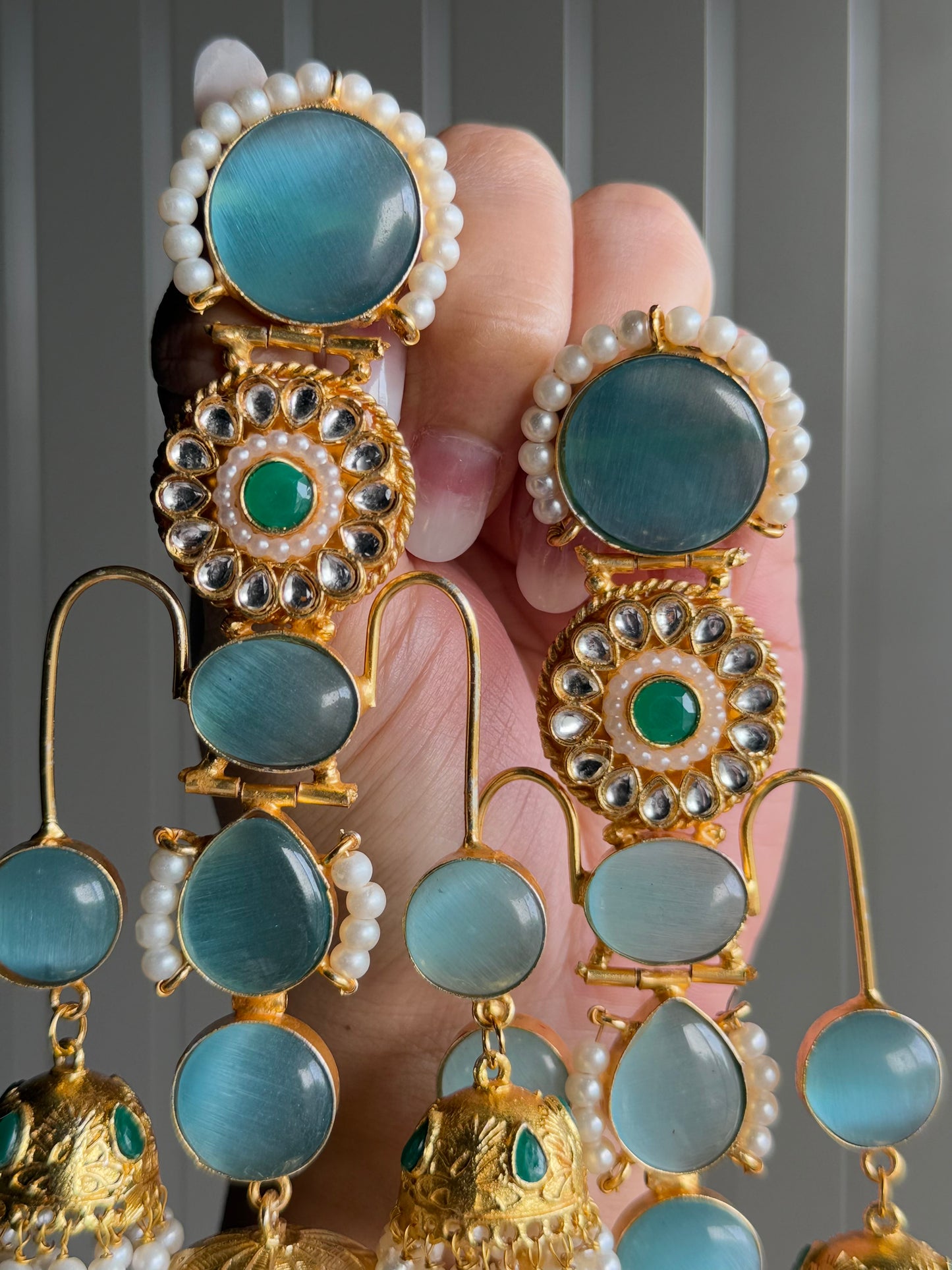 Aqua Noor Earrings