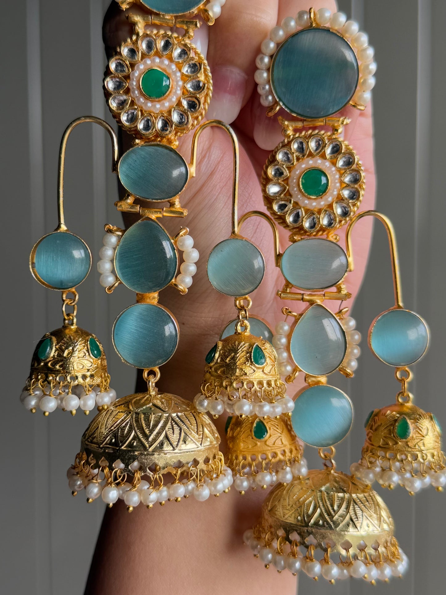 Aqua Noor Earrings