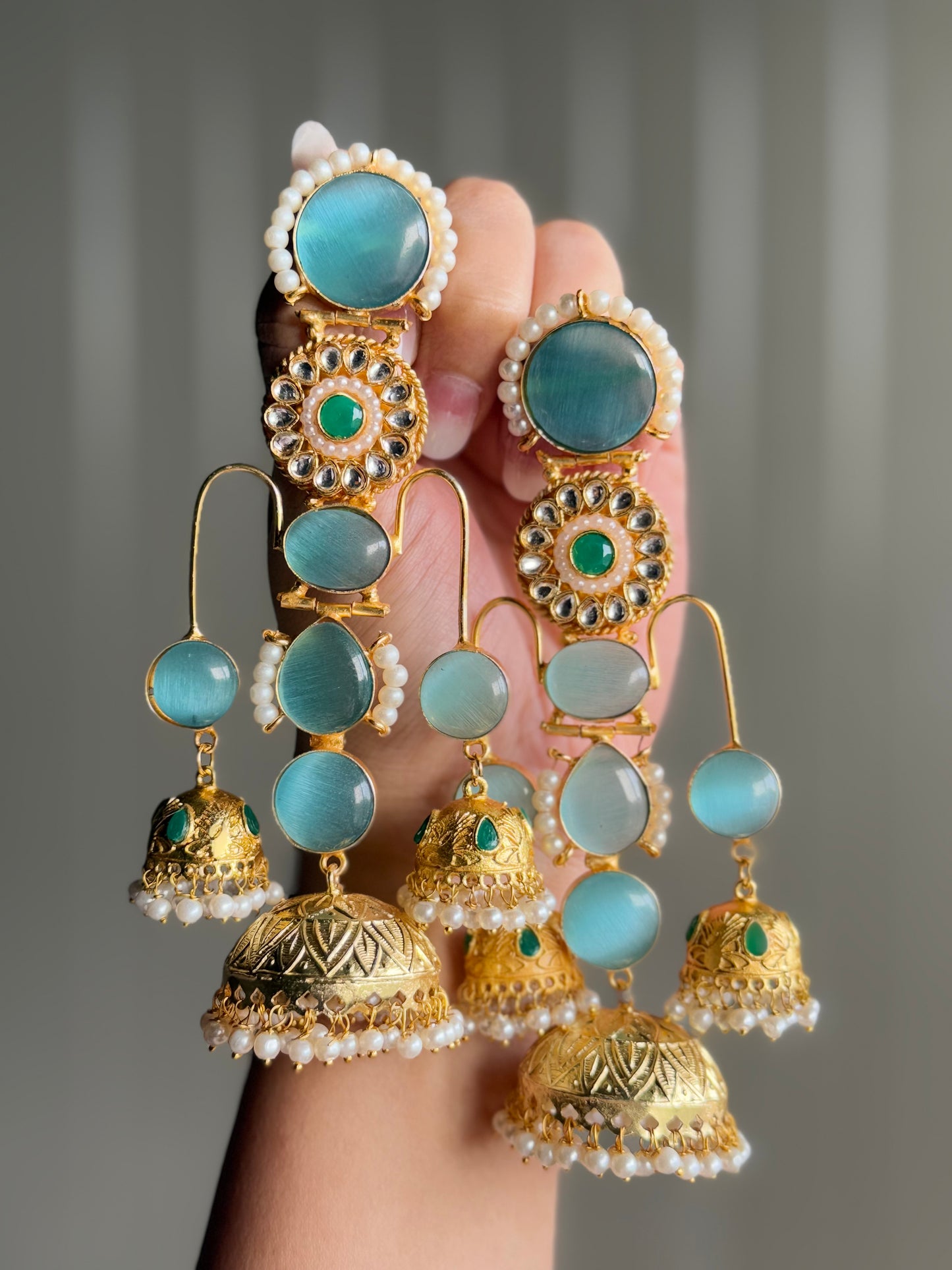 Aqua Noor Earrings
